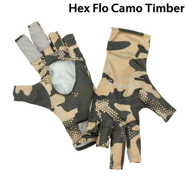 Simms Bugstopper Sunglove Hex Flo Camo Timber Simms Bugstopper Sunglove Hex Flo Camo Timber